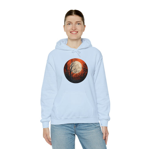 Halloween Harvest Moon - Graphic Hooded Sweatshirt